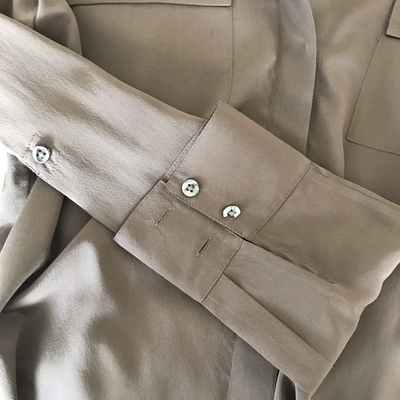 Silk army top - Picture 2 of 2